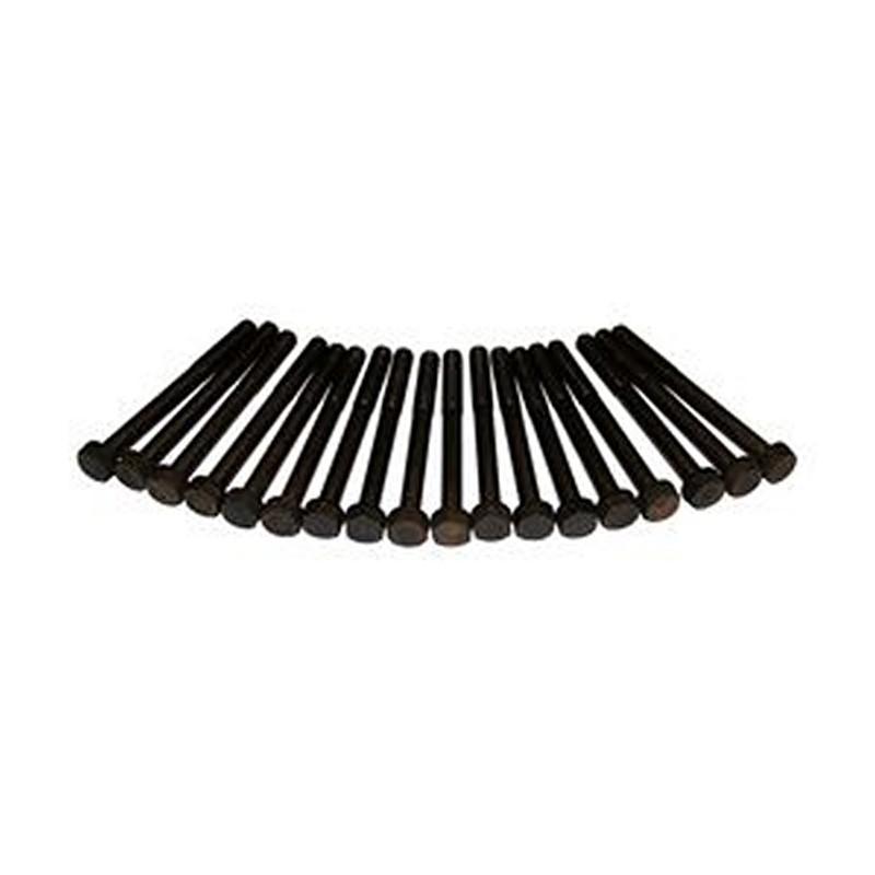 18Pcs Cylinder Head Bolt 8942473551 8944556670 8971334161 for Isuzu Engine C240 4JB1 4JB1-TC 4JB1-T 4JG1 4JG2 4JA1 4JC1 4JE1 4JJ1 4JH1 4JF1 4JD1 4KH1 4JA1-T 4JH1-T