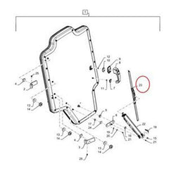 Wiper Blade 47405956 for CASE TR340 SV185 TV380 SV250 SV280 SV300 SV340 SR130 SR150 TR270 SR160 SR175