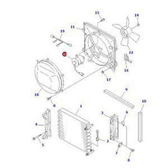 A/C Blower Motor ND263500-0763 for Komatsu WA250L-5 WA200L-5 WA200-5 WA150-5 WA250-5 WA320-5 Dozer D375A-5