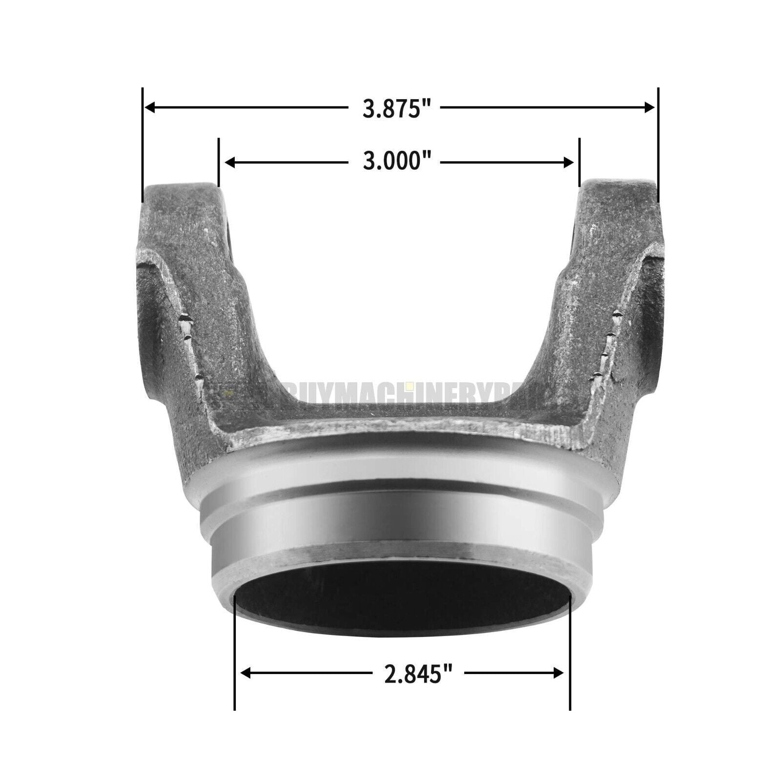Driveshaft Tube Yoke 3-28-57 Weld Yoke Fits 3" x 0.083" Welded Tube Wall
