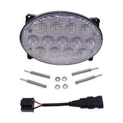 7.12Inch 65W Oval LED Hood Light for John Deere Tractor 7020-7030 8020-8030 8R Series