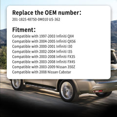 201-1825 48750-0M010 US-362 Ignition Starter Switch Compatible with Infiniti Fx35 Fx45 I30 I35 Qx4 Qx56 Nissan 350z Frontier