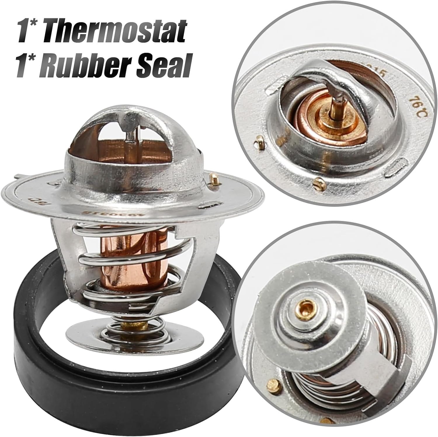 Thermostat Kit 3920336 3923331 3917324 Replacement for Cummins Engine 1989-1993 6BTA 6BT 6B 4BTA 4BT 4B 3.9L 5.9L JCB Tractor 3170-80 3170-65 3170