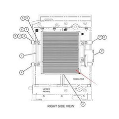 A/C Condenser Core 555-7856 for Caterpillar CAT Engine C2.4 Excavator 305.5E 305.5E2 306E2
