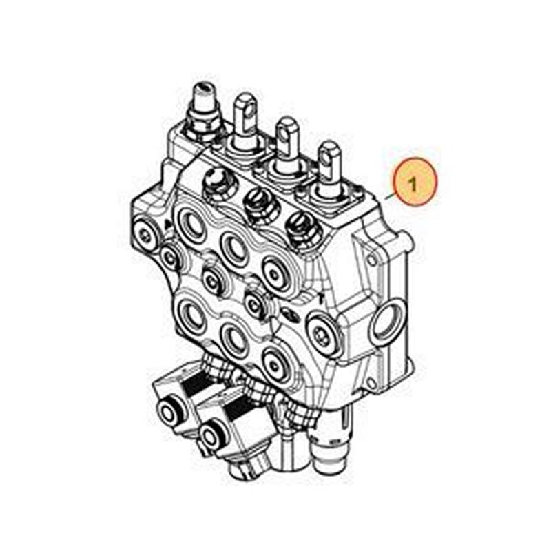 Control Valve 7338804 7278799 for Bobcat S16 S18