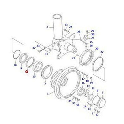 Oil Seal 561-27-61910 for Komatsu Dump Truck 330M HD785-5LC HD985-5 HD785-2 HD985-3 HD785-5