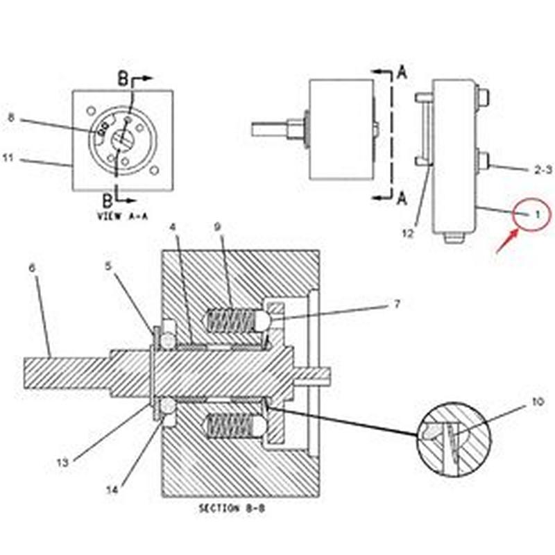 Position Sensor 9X5592 for Caterpillar CAT 631E 633E 844 854G 953C 990 992G