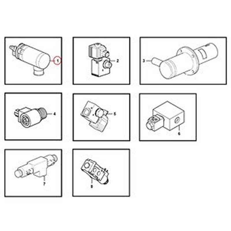 12V Solenoid Vavle VOE11715004 for Volvo Engine D3D D3.6D Wheel Loader L20B L25B L30B L35B L20F L25F