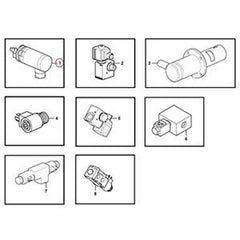 12V Solenoid Vavle VOE11715004 for Volvo Engine D3D D3.6D Wheel Loader L20B L25B L30B L35B L20F L25F