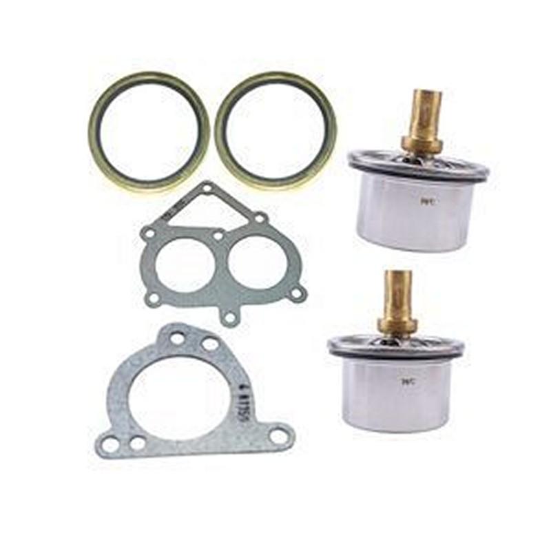 Thermostat and Gasket Kit 247-7133 139-3550 4N-1156 3S-9643 for Caterpillar CAT Engine C15 C-15 3406E