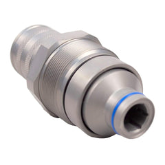 7246802 AT406475 Hydraulic Female Flat Face Quick Coupler For John Deere 318E 319E 320E Bobcat S130 S150 S160 A220 A300 A770 T140 T180 T190 863 864 883 753 763 773