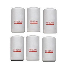 6Pcs Aftermarket Fleetguard FF5206 Fuel Filter