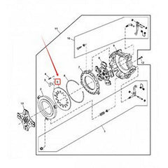 Clutch Spring Washer R260283 for John Deere Engine 3029 Tractor 5045E 5050E 5055E 5060E 5065E 5067E 5075E 5103 5203 5303 5310 5403