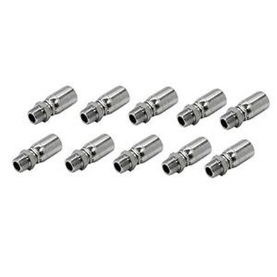10 Pcs Hydraulic Hose Fitting With 3/8