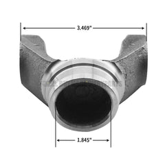 Driveshaft Tube Yoke 2-28-357 Weld Yoke for 1310 Series 2" x 0.083" Weld Tube