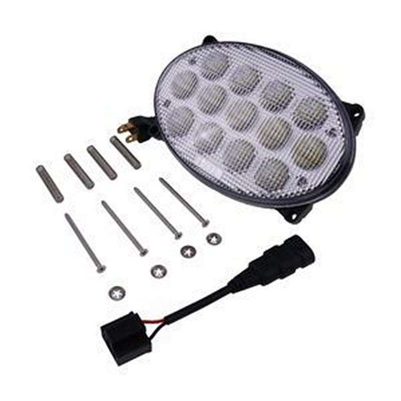 7.12Inch 65W Oval LED Hood Light for John Deere Tractor 7020-7030 8020-8030 8R Series