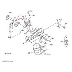 Joystick Controller Pilot Valve Assy RC448-61712 RC448-61720 for Kubota Excavator KX121-3S KX161-3S KX71-3S KX91-3S U35S U45S