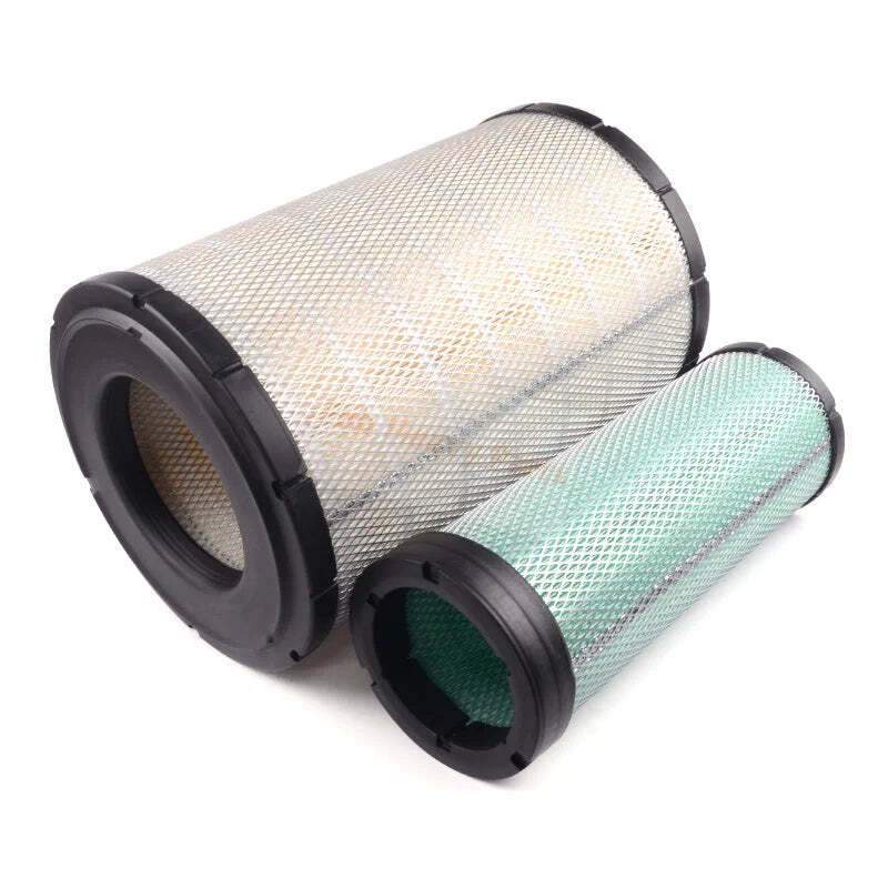 Air Filter Kit LC11P00018S003 LC11P00018S002 for Kobelco Excavator SK350-8 SK350