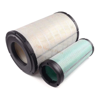Air Filter Kit LC11P00018S003 LC11P00018S002 for Kobelco Excavator SK350-8 SK350