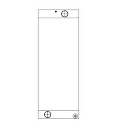 Water Radiator Core 30-926150 9802/2710 30/926070 for JCB 411