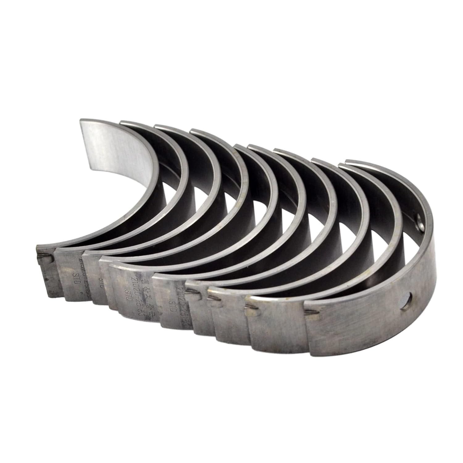10PCS Main Rod Bearings Standard STD Compatible with Hyundai Sonata Santa Tucson 2012-2018, Crankshaft Main Bearing Set Compatible with Kia Optima Sportage 2011 2012 2013 2014 2015 2016