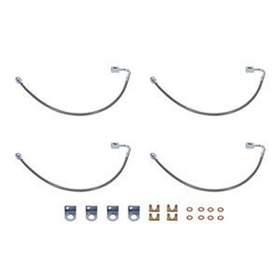 Front & Rear Brake Lines LW72CR for Jeep Wrangler 2007-2018