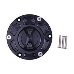 Keyless Fuel Cap RC-266-BLK for 2008-2017 Kawasaki Ninja EX250/ER250/EX300/ER300