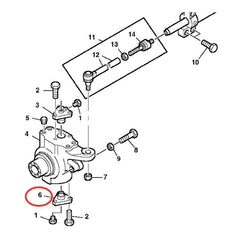 King Pin ER128881 para cosechadora John Deere 6125HZ009 6081HZ013 