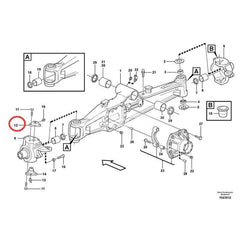King Pin VOE11709445 para retroexcavadora Volvo BL61 BL70 BL71 
