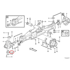 King Pin VOE11709450 para retroexcavadora Volvo BL60 BL60B BL61 BL70 