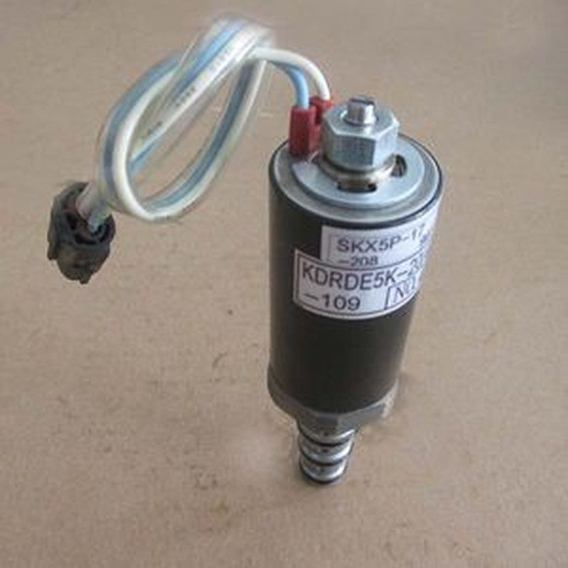 Hydraulic Pump Solenoid Valve for Kobelco Excavator SK200-2 YN35V0004F1 SKX5P-17-212A KDRDE5K-20/30C12A-111