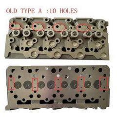 Complete Cylinder Head with valve for Kubota Engine V2003 V2203 V2403 - Buymachineryparts