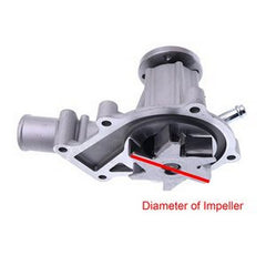 Water Pump 16251-73034 for Kubota Excavator KX41-2 KX61-2 KX71 KX91-2 U25S U27-4
