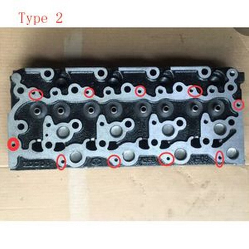 Bare Cylinder Head For Kubota V2003-M Diesel Engine
