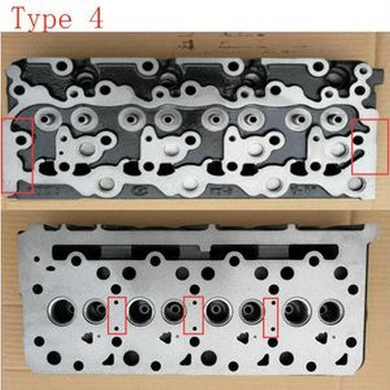Bare Cylinder Head For Kubota V2003-M Diesel Engine