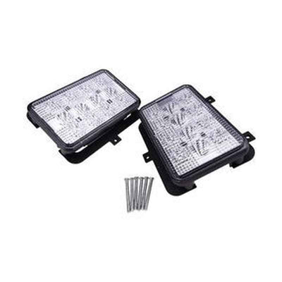 2-Piece LED Headlight 3713799M91 for Massey Ferguson Tractors