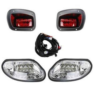 LED Headlight & Tail Light Kit for E-Z-GO TXT/Freedom/Valor 2014+