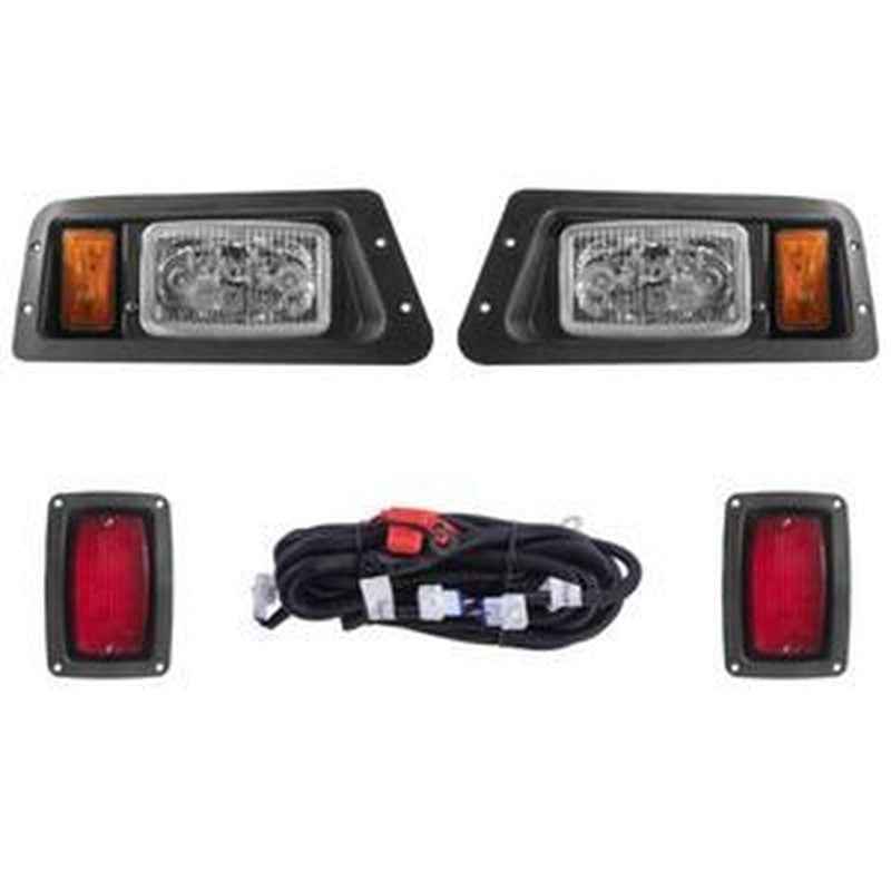 LED Headlight & Tail Light Kit for Yamaha G14-G22 Golf Cart 1995-2007
