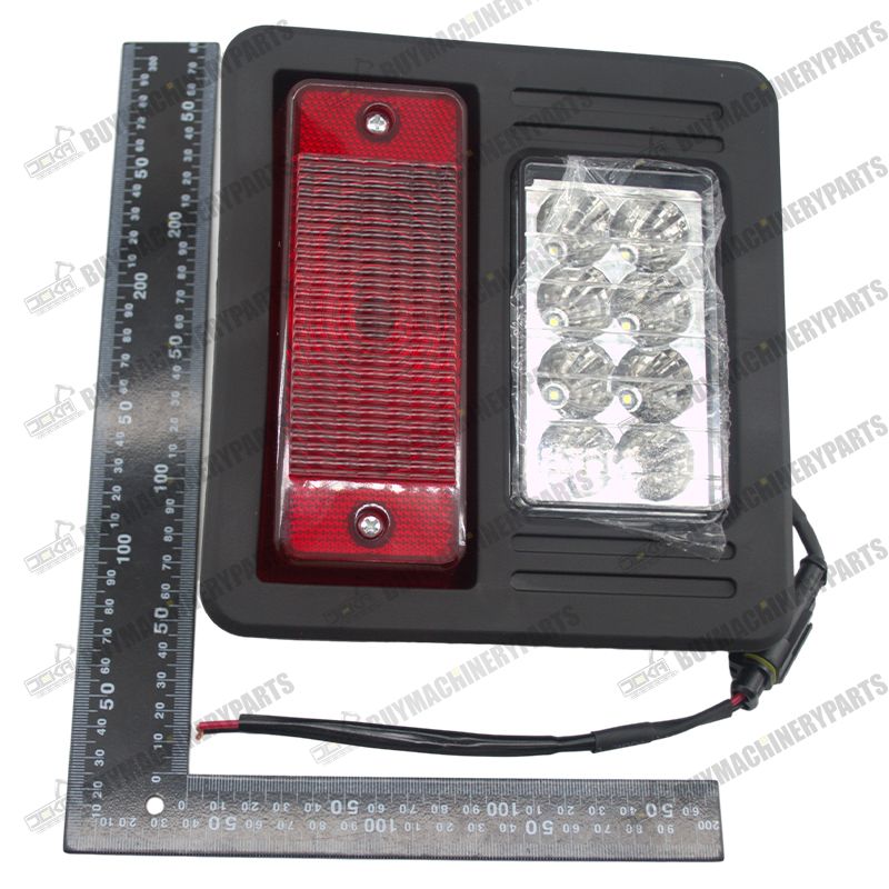 2x Rear Red Tail Light Assembly For Bobcat Skid Steer Loaders – Fits 751, 753, 763, 773, 863, 963 & More – Replaces 6670284