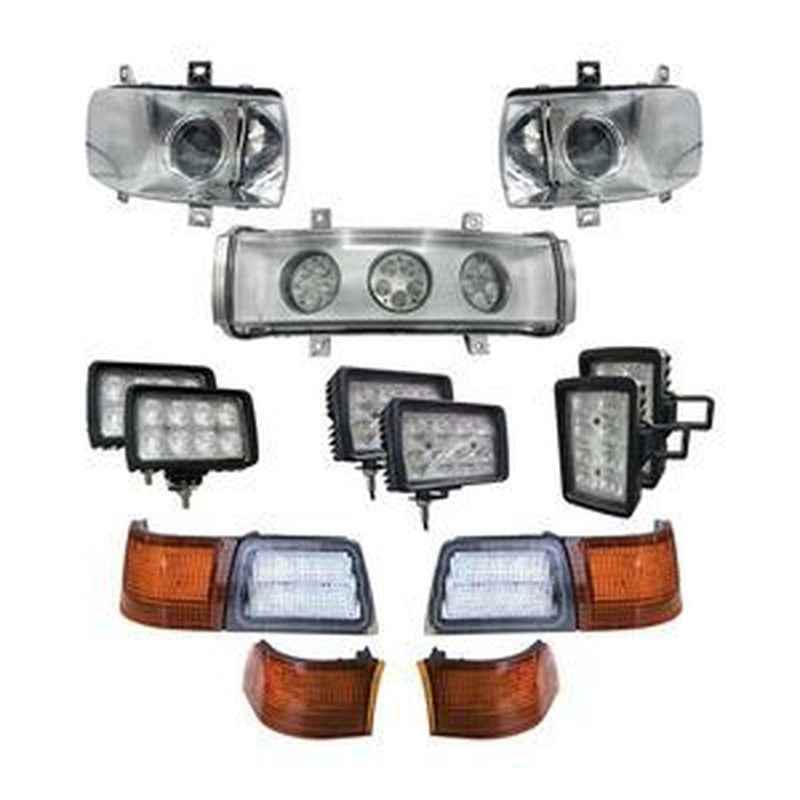 LED Light Upgrade Kit 87309029 for Case Magnum 180-315 Tractors