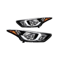 Left & Right Headlight Assembly 92101-3Y500 92102-3Y500 for Hyundai Elantra 2014-2016