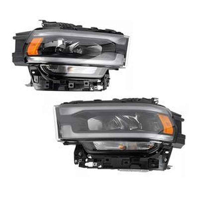 LED Headlamp Pair 68360178AD 68360179AD for Dodge Ram 2500 3500 2019-2024