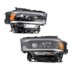 LED Headlamp Pair 68360178AD 68360179AD for Dodge Ram 2500 3500 2019-2024