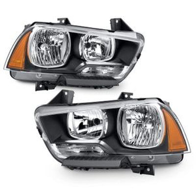 Left & Right LED Headlight 57010410AF/57010411AF for 2011-2014 Dodge Charger