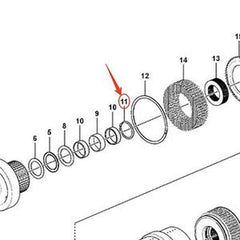 Lock Ring VOE17485919 for Volvo L220H L260H Loaders