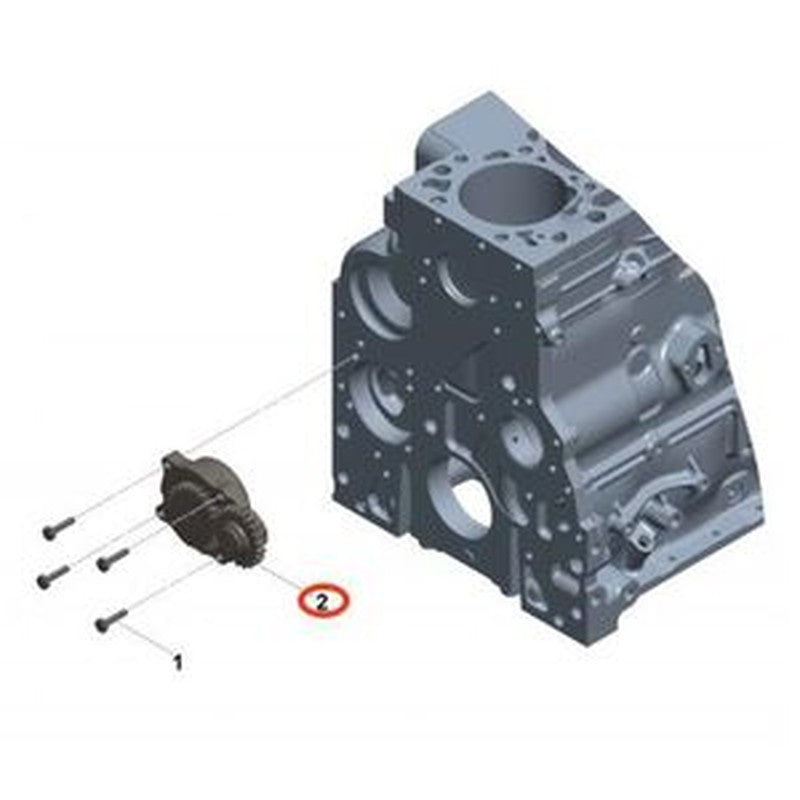 Lubricating Oil Pump 5346430 for Cummins 6B/B5.9/ISB5.9/QSB5.9 Engines