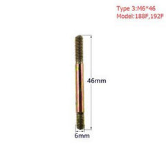 Injector Platen Screws for Kipor Kama 170F 178F 186F 188F Generator - Buymachineryparts