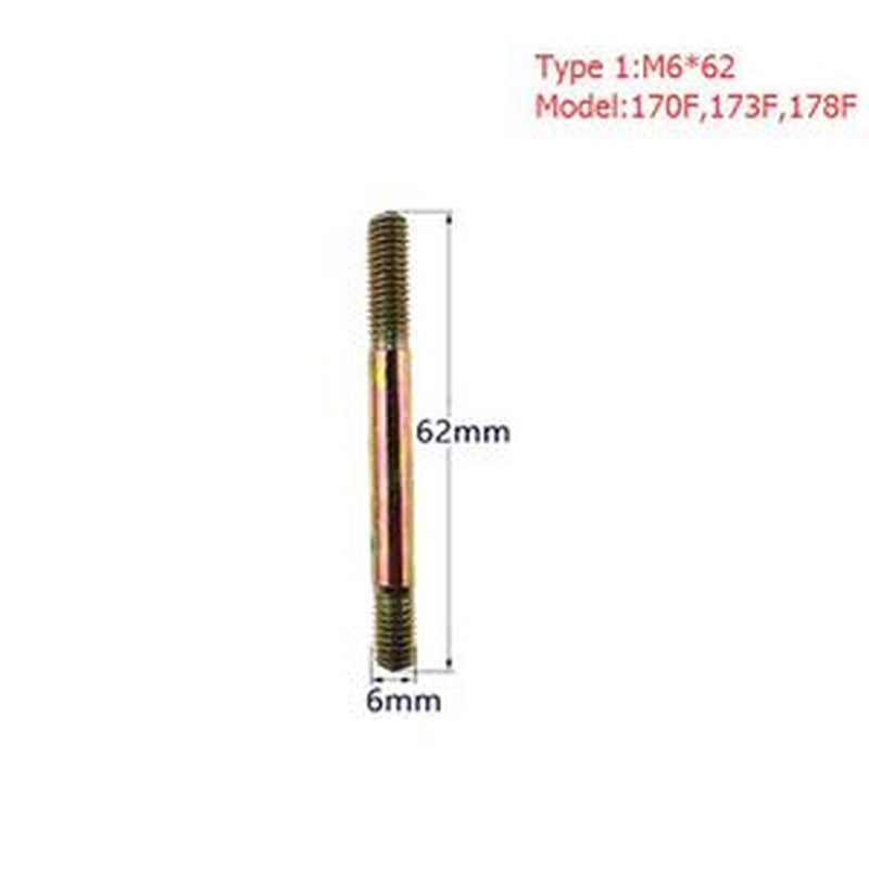 Injector Platen Screws for Kipor Kama 170F 178F 186F 188F Generator - Buymachineryparts