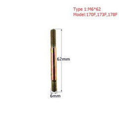 Injector Platen Screws for Kipor Kama 170F 178F 186F 188F Generator - Buymachineryparts