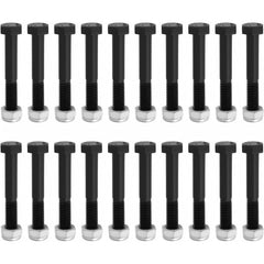 M8 x 55mm PTO Shaft Shear Bolts Kit - 20-Piece Grade 10.9 with Nyloc Nuts, Metric Bolts for Lely Welger Kuhn Krone Balers